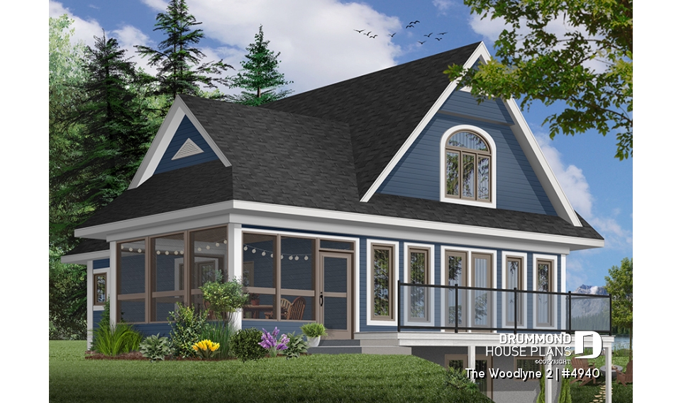 Color version 7 - Rear - The Woodlyne 2