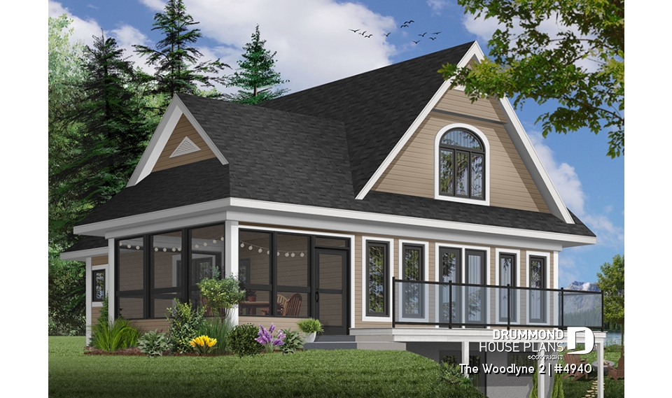 Color version 8 - Rear - The Woodlyne 2