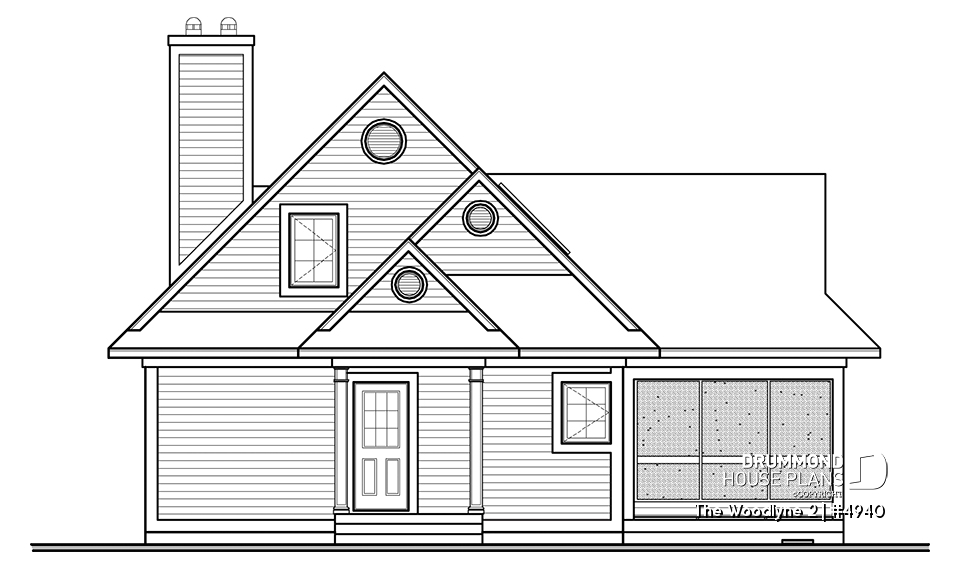 front elevation - The Woodlyne 2