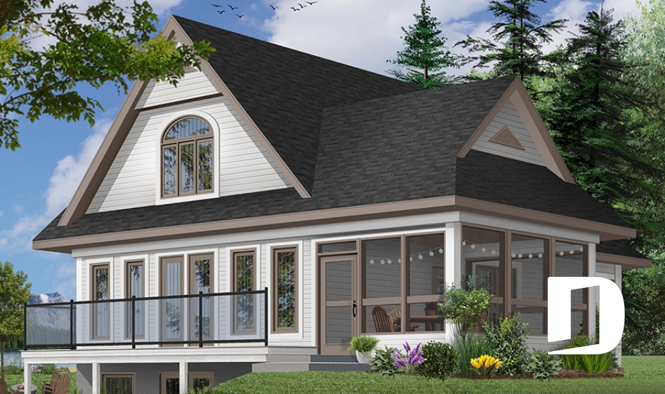 Rear view - BASE MODEL -  - The Woodlyne 2