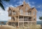 front - BASE MODEL - Great Cape Hatteras home style with 5 bedrooms, 3.5 baths, cathedral, large deck, screened-in porch - The Wind Drift 3