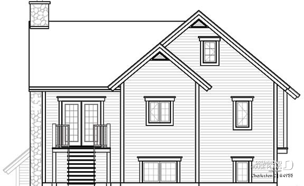 rear elevation - Charleston 2