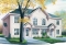 front - BASE MODEL - 4 unit apartment building plan, 2 bedrooms and laundry room on each apt., kitchen island and more! - Croft Woods 2