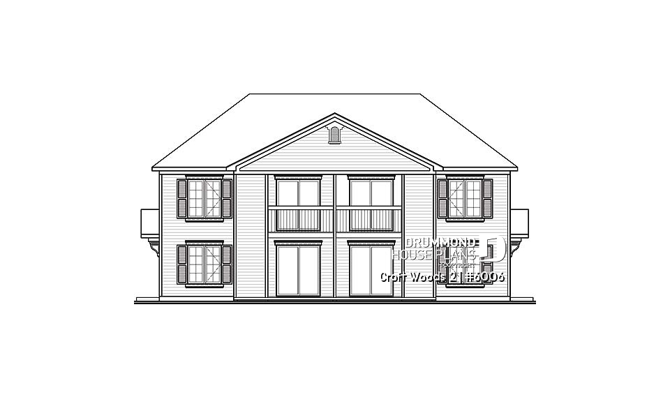 rear elevation - Croft Woods 2