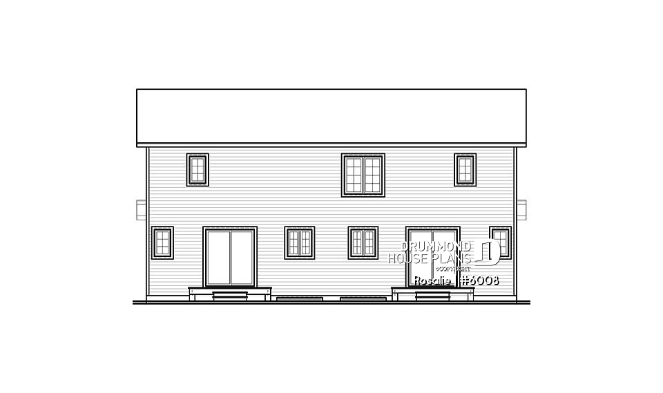 rear elevation - Rosalie