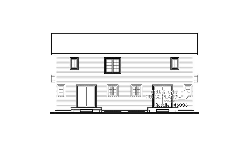 rear elevation - Rosalie