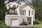 front - BASE MODEL - Modern Scandinavian reverse floor plan home, 3 beds on lower floor, kitchen, dining and living on upper floor - Auguste 2