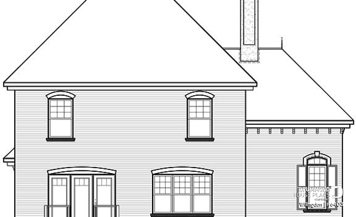 rear elevation - Willingdon