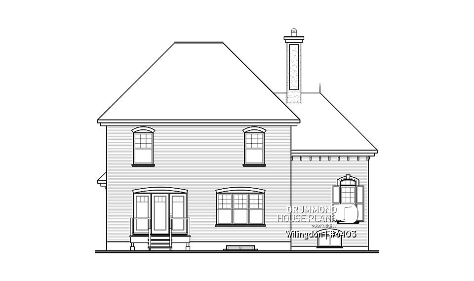 rear elevation - Willingdon