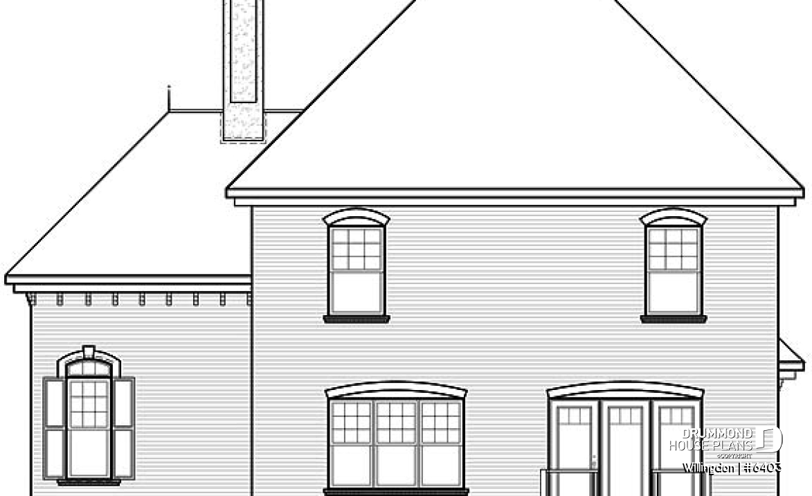 rear elevation - Willingdon