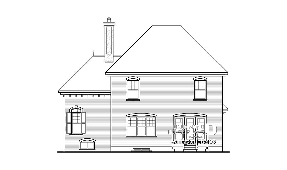 rear elevation - Willingdon