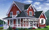 front - BASE MODEL - 3 bedroom country style house plan with cathedral ceiling, two-storey, great balcony - Cedar Ridge