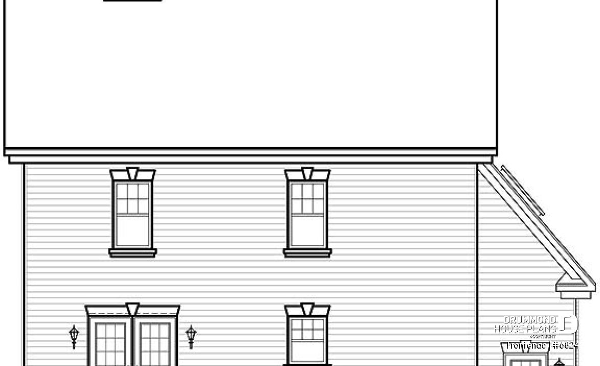 rear elevation - Frontenac