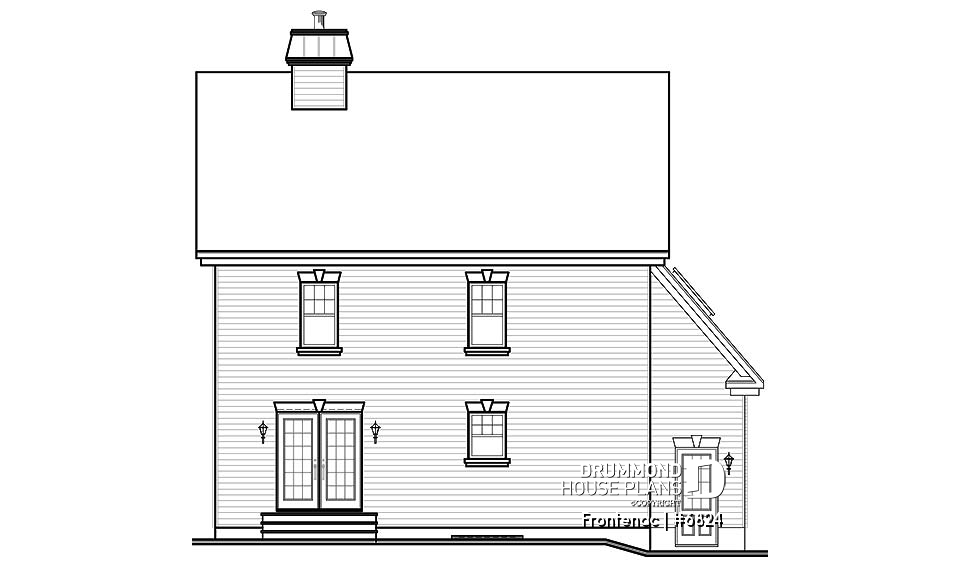 rear elevation - Frontenac