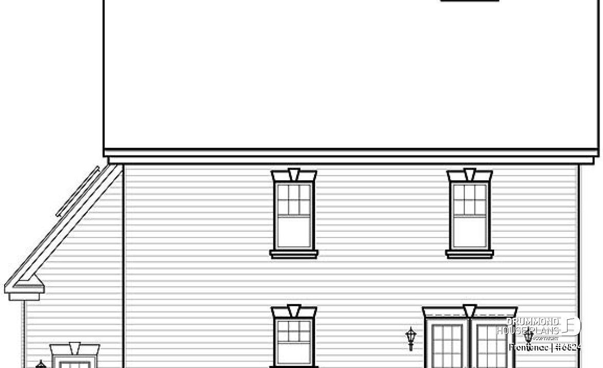 rear elevation - Frontenac