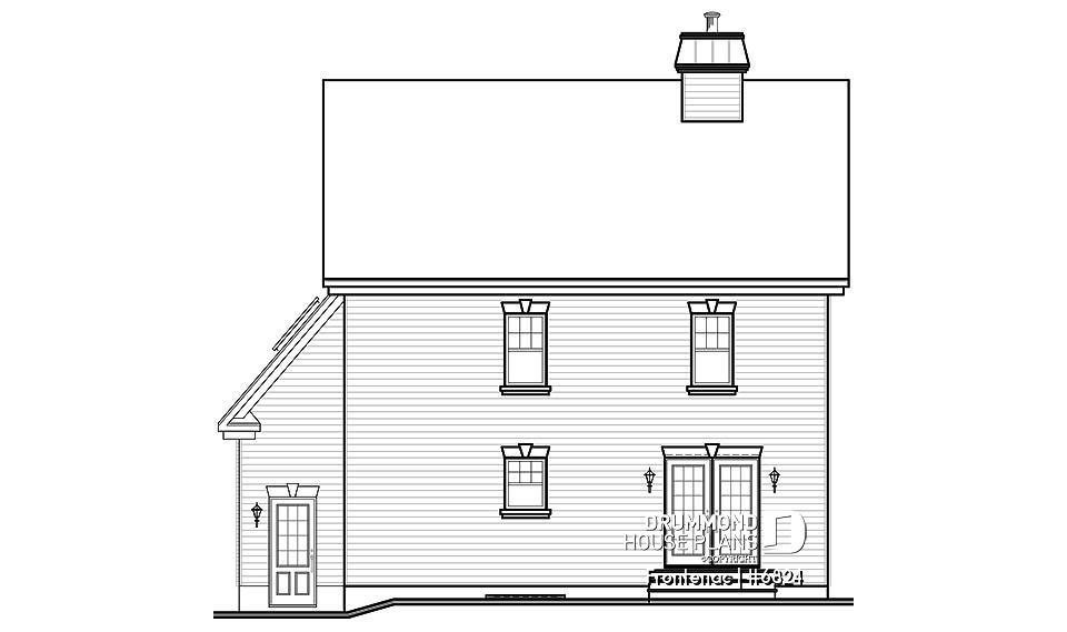 rear elevation - Frontenac