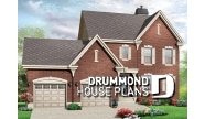 front - BASE MODEL - Majestic European style with 3 bedrooms and a 2 car garage - Frontenac 2