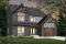 Color version 3 - Front - Northwest style house plan with garage, master suite, large kitchen with island & pantry, 3 beds 2.5 baths - Frontenac 3