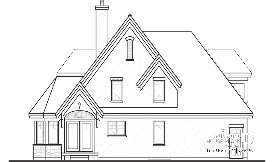 rear elevation - The Quarry 2