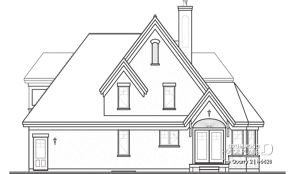 rear elevation - The Quarry 2