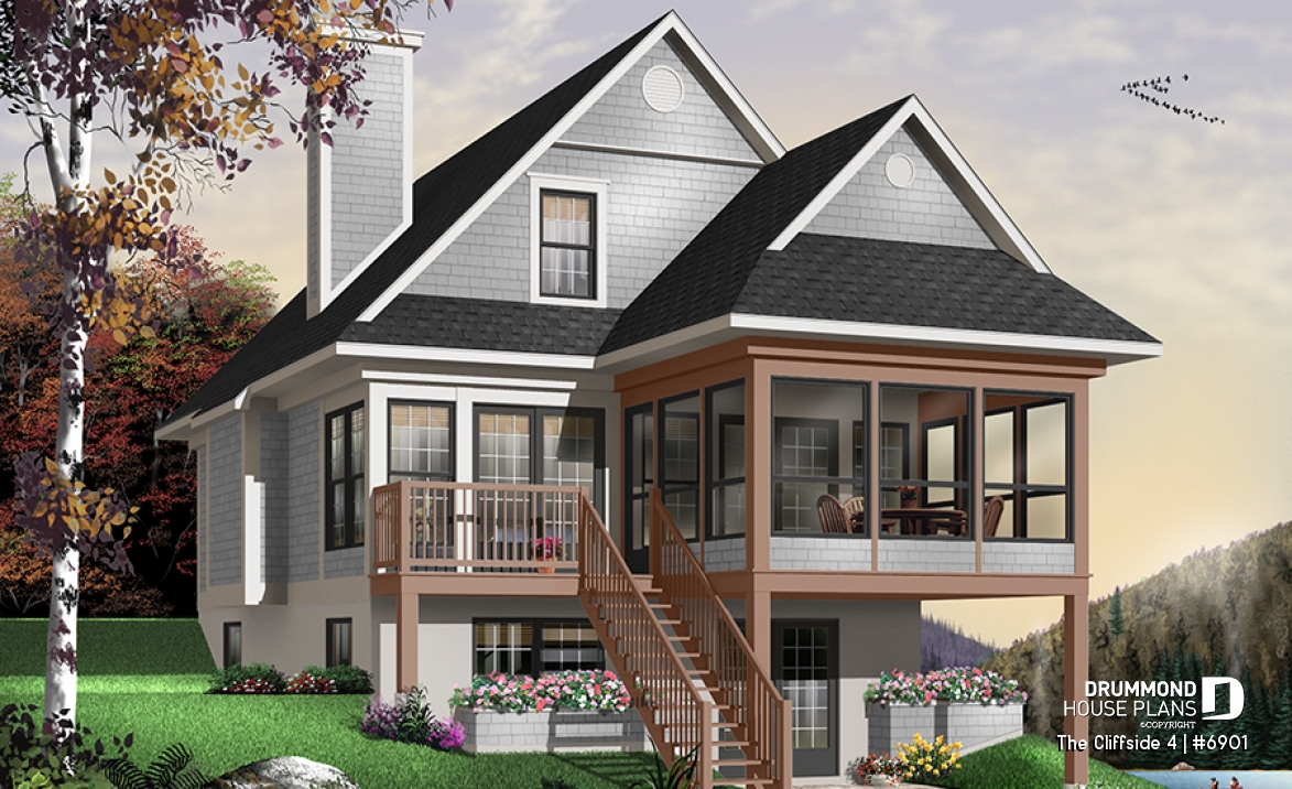 Color version 1 - Rear - The Cliffside 4