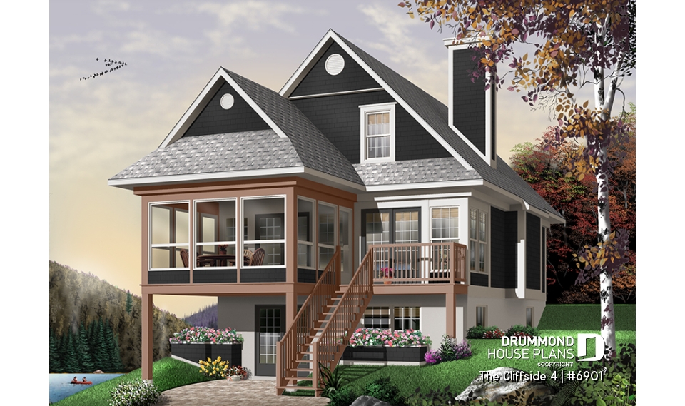 Color version 3 - Rear - The Cliffside 4