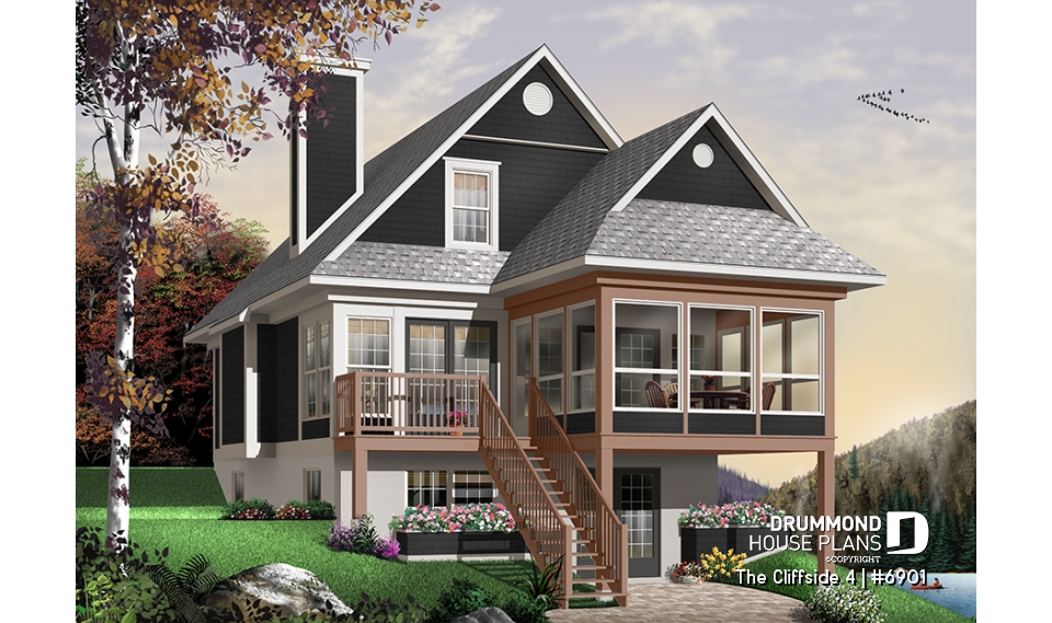 Color version 3 - Rear - The Cliffside 4