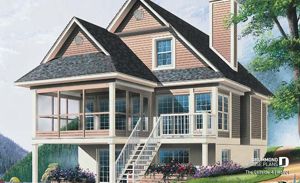 Rear view - ORIGINAL MODEL - The Cliffside 4