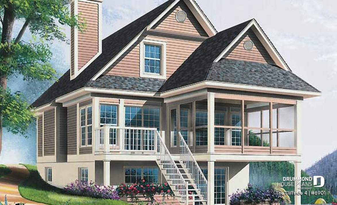 Rear view - ORIGINAL MODEL - The Cliffside 4