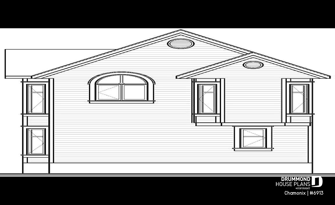 rear elevation - Chamonix