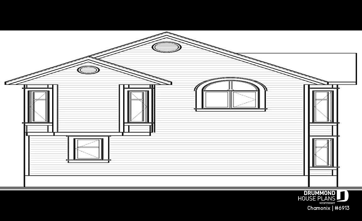 rear elevation - Chamonix