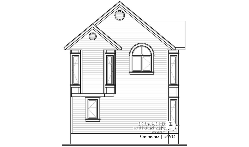 rear elevation - Chamonix