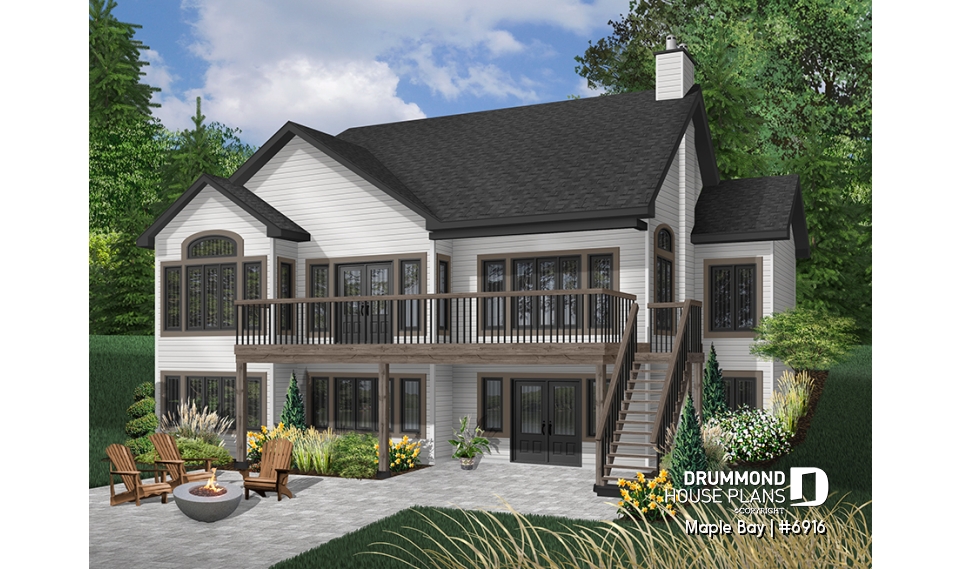 front - BASE MODEL - Large 4 bedroom cottage with 2 family rooms and lots of storage space - Maple Bay