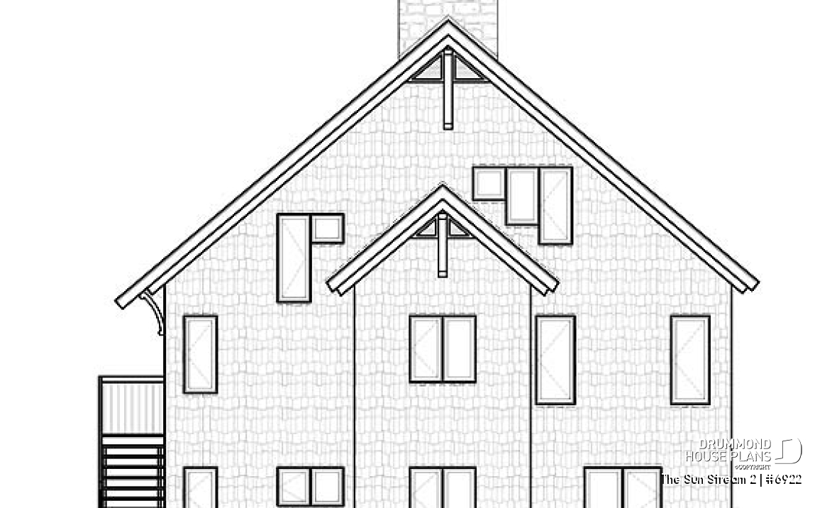 rear elevation - The Sun Stream 2
