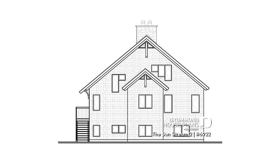 rear elevation - The Sun Stream 2