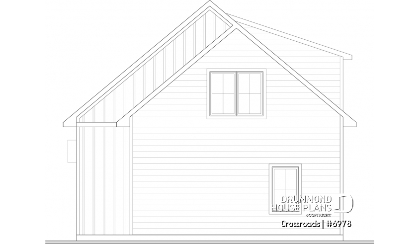 rear elevation - Crossroads