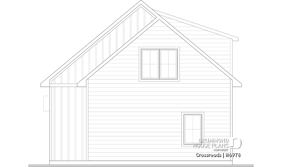 rear elevation - Crossroads