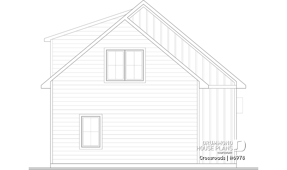 rear elevation - Crossroads