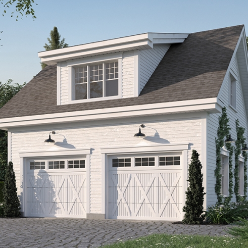 rear elevation - Mustang