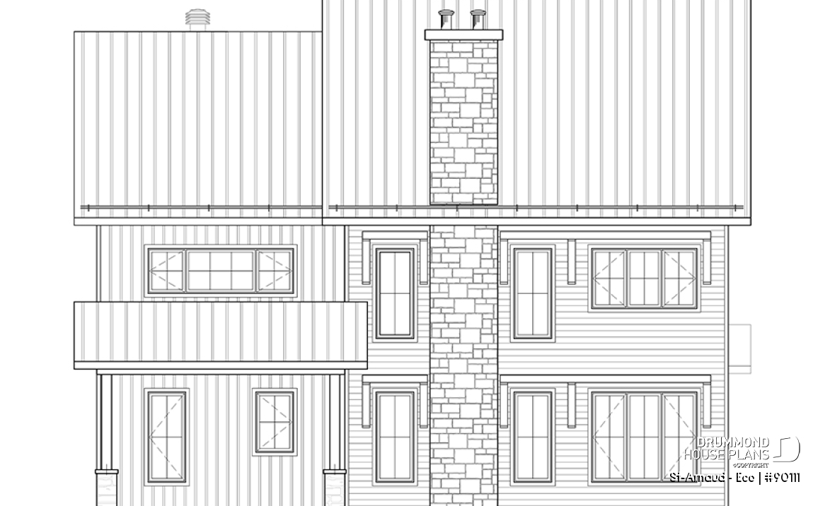 rear elevation - St-Arnaud - Eco