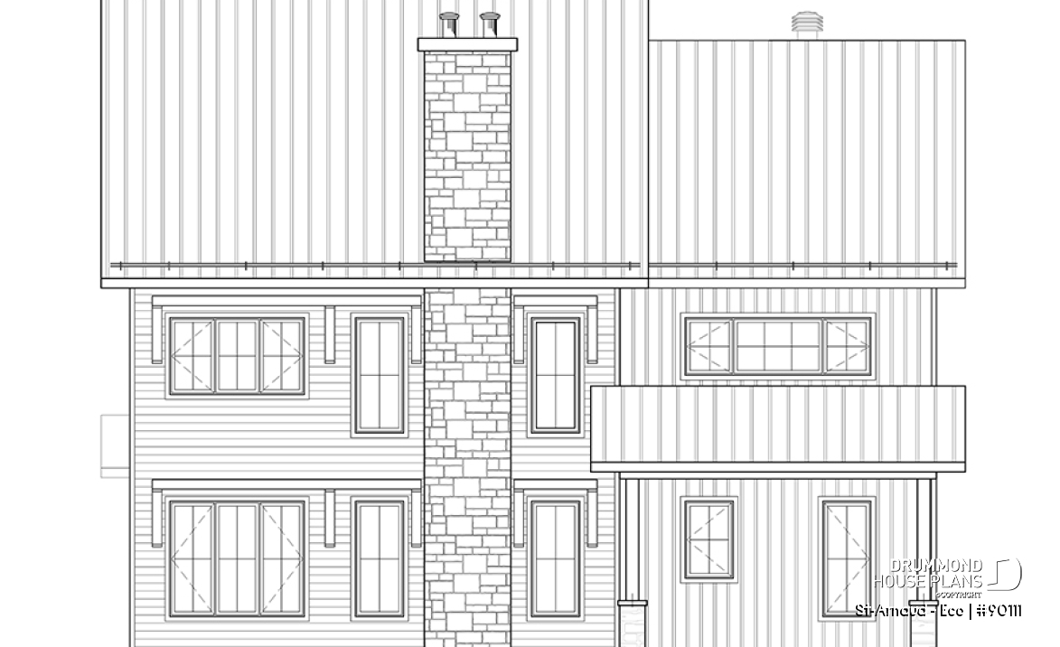 rear elevation - St-Arnaud - Eco