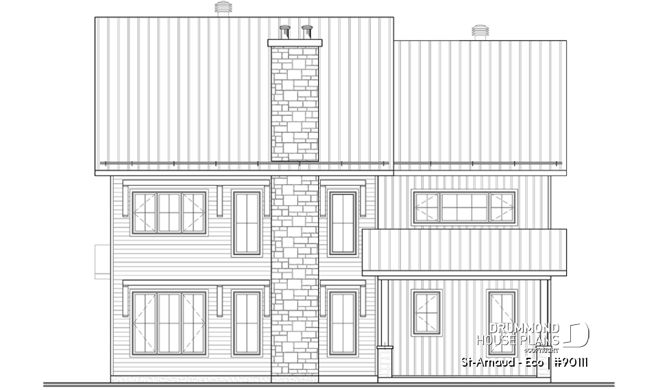 rear elevation - St-Arnaud - Eco