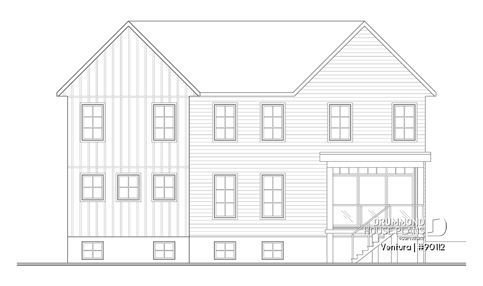 Rear view - BASE MODEL - Ventura