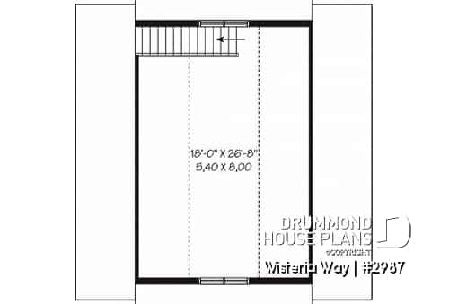 2nd level - Double car garage with bonus space in attic. - Wisteria Way