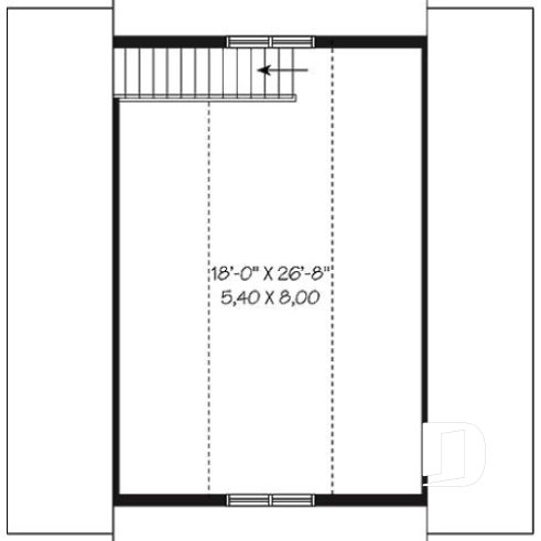 2nd level - Double car garage with bonus space in attic. - Wisteria Way