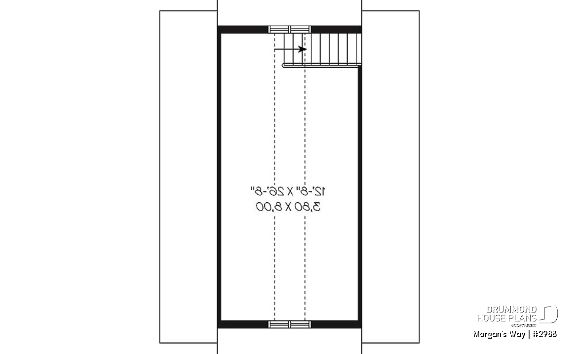 2nd level - Trasitional style double car garage with bonus space on attic. - Morgan's Way