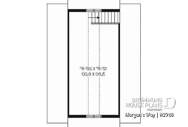 2nd level - Trasitional style double car garage with bonus space on attic. - Morgan's Way