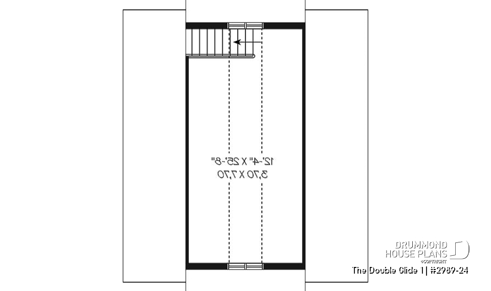 2nd level - Two-story garage plan with a versatile bonus loft—enhance your space in style! - The Double Glide 1