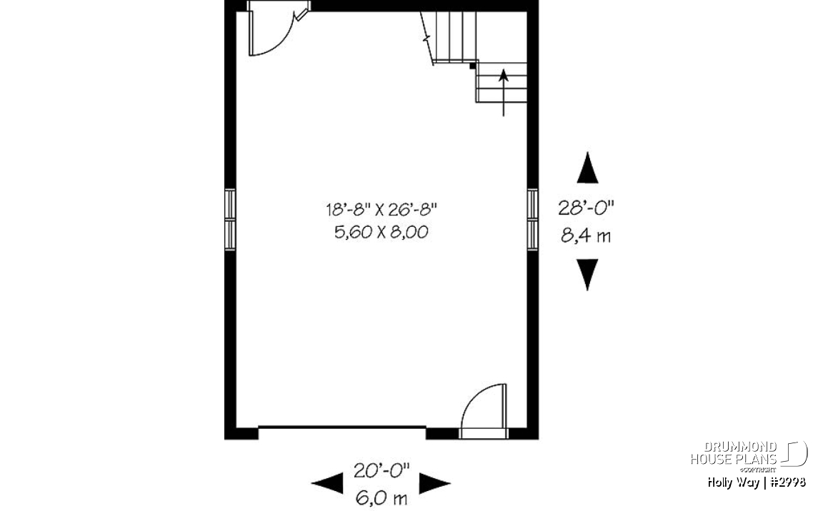 1st level - 1-car garage with bonus storage upstairs - Holly Way
