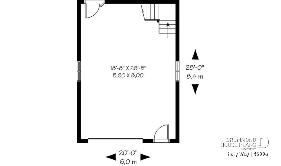 1st level - 1-car garage with bonus storage upstairs - Holly Way